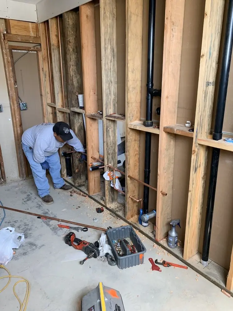 Commercial rough-in plumbing for Gas Line Repair in Midwest City